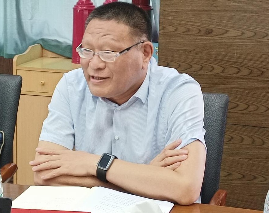 住建局宇文家胜局长一行来我协会调研