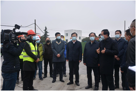 浙江省委书记车俊督查杭绍台高速项目复工
